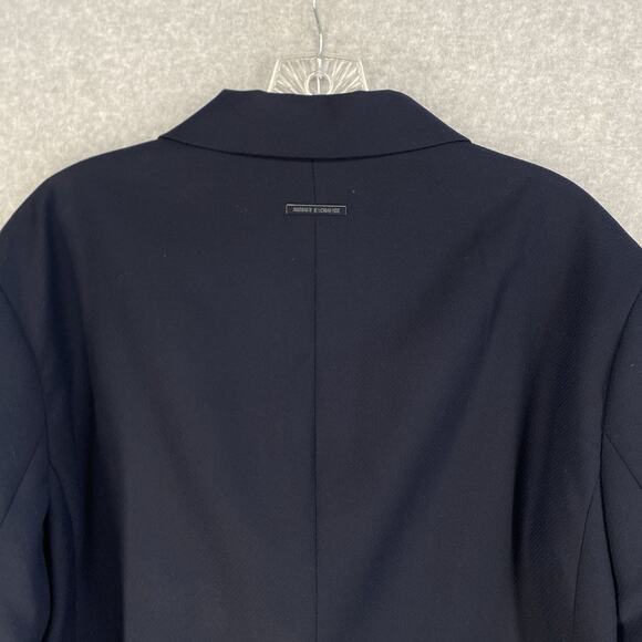 💙 Armani Exchange Mens 40 Navy Blazer New Poly Viscose Blend 💙 - Picture 9 of 12
